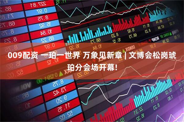009配资 一珀一世界 万象见新章 | 文博会松岗琥珀分会场开幕!